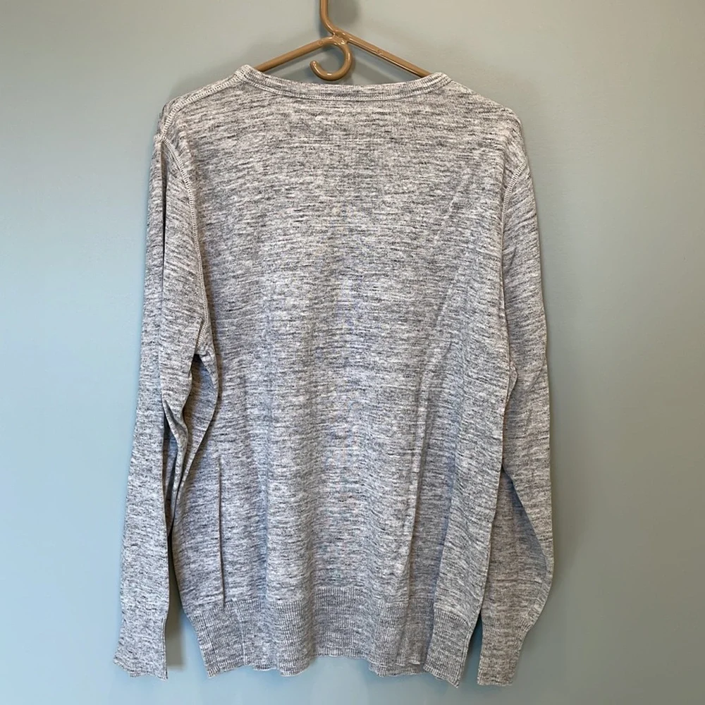 J. Crew Gray Heathered Pullover
